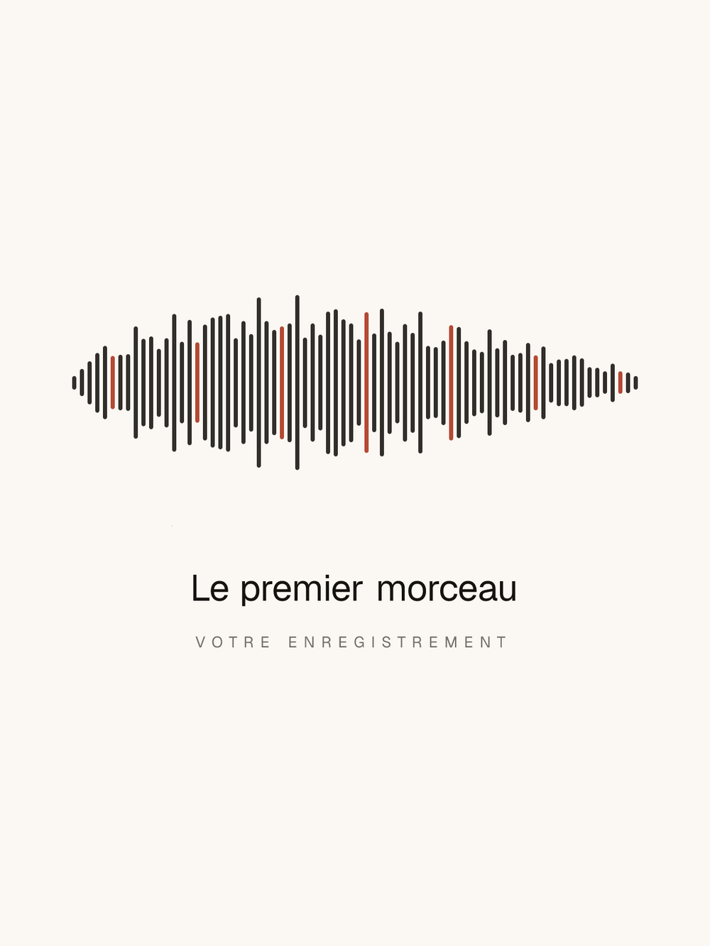 Le premier morceau