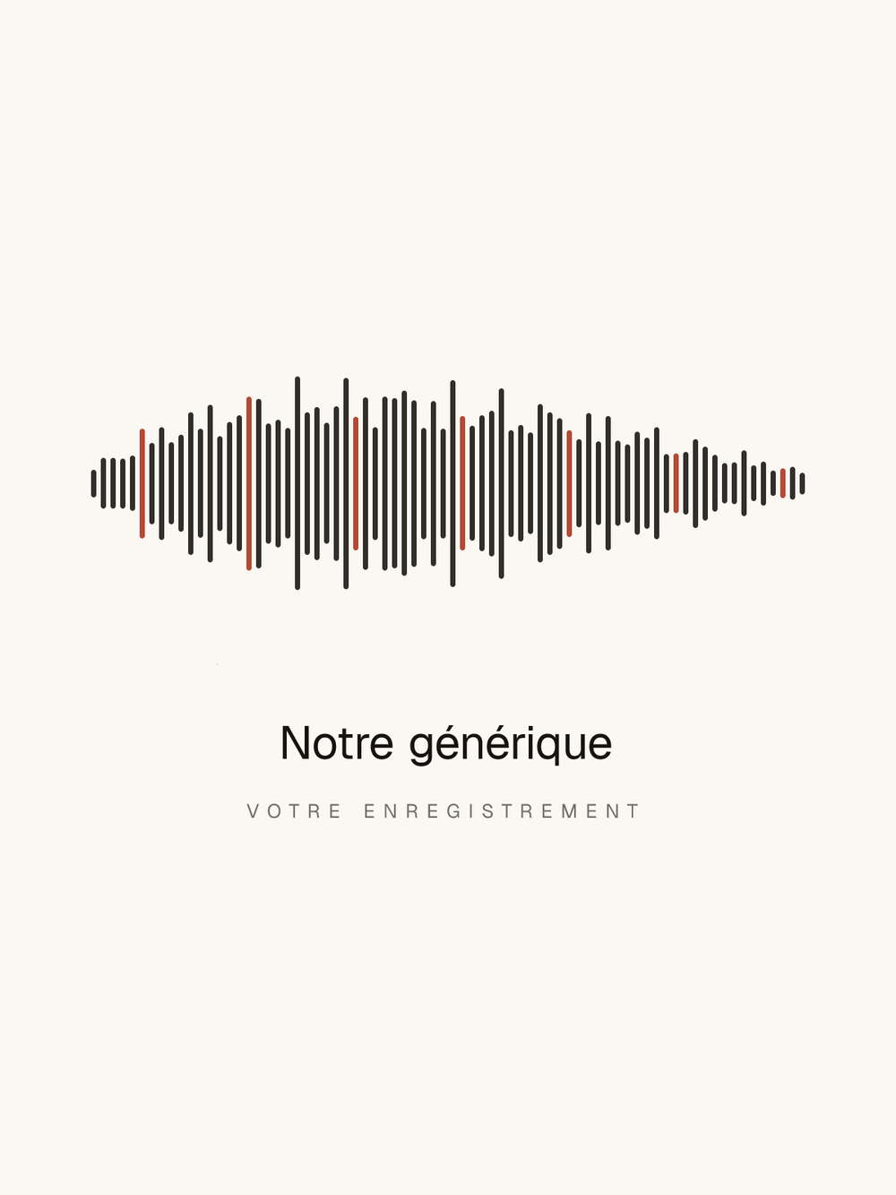 Notre générique